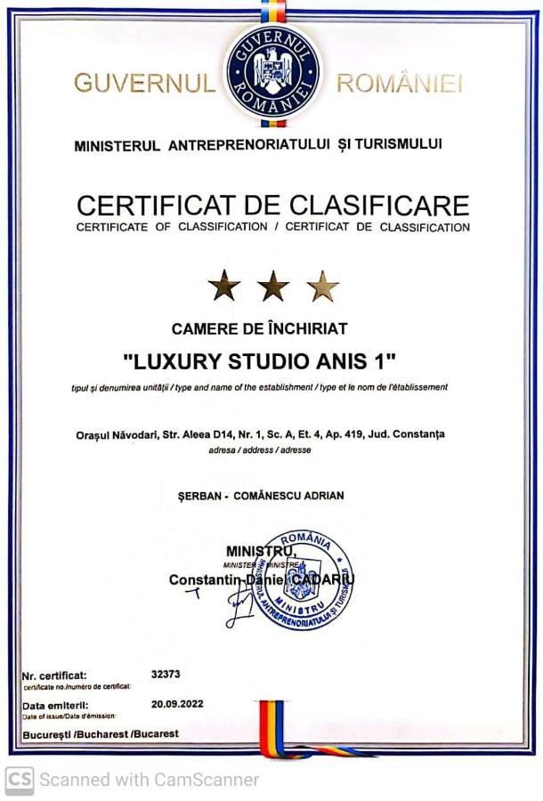 Luxury Studio Anis 1 Năvodari Esterno foto